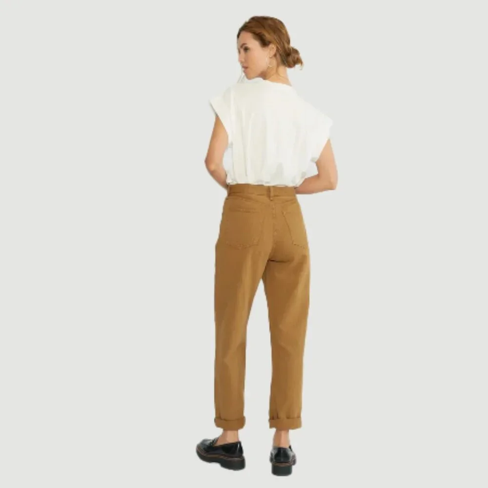 ÉTICA Bryce Pinch Waist Boyfriend in Tapenade NWT - Picture 5 of 12